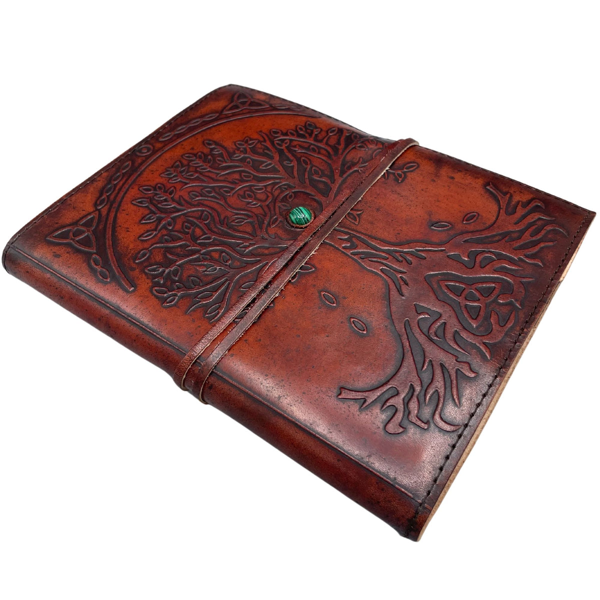 Large Tree of Life Leather Journal – 20x16 cm – view 2