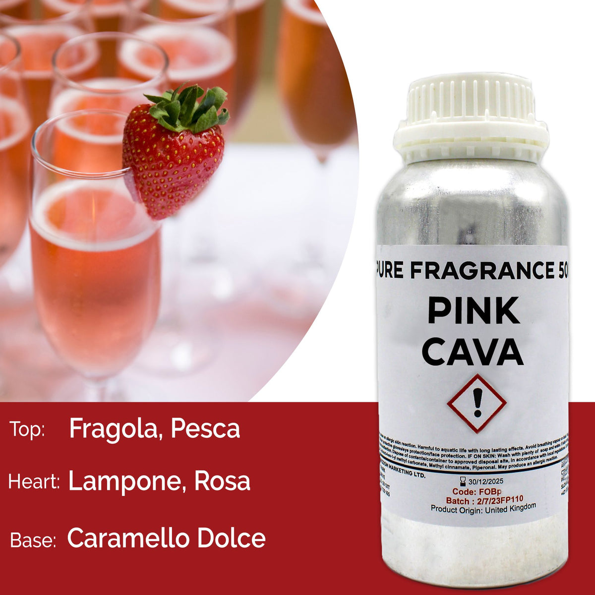 Pink Cava Pure Fragrance Oil - 500ml – view 5