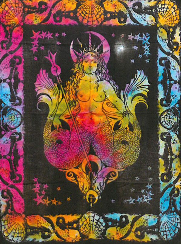 Cotton Wall Art (78x112cm) - Mermaid