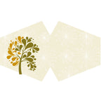 Reusable Fashion Face Covering - Golden Tree Print – view 2