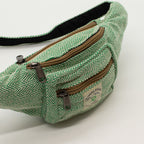 Cotton Hemp Style Belt (or Fanny) Bag - Sage – view 2