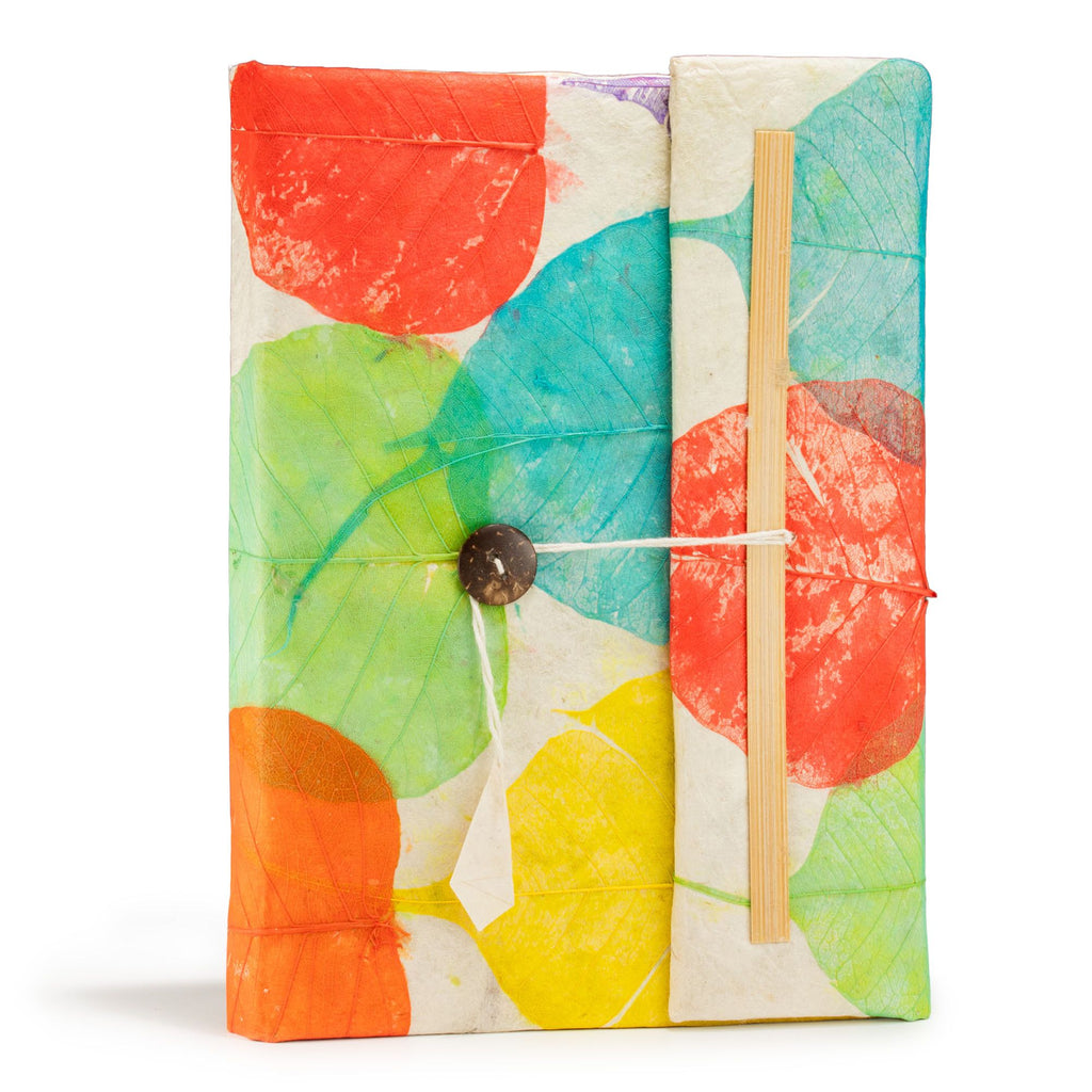 Lokta Colourful Leaves Notebook – Large – view 5