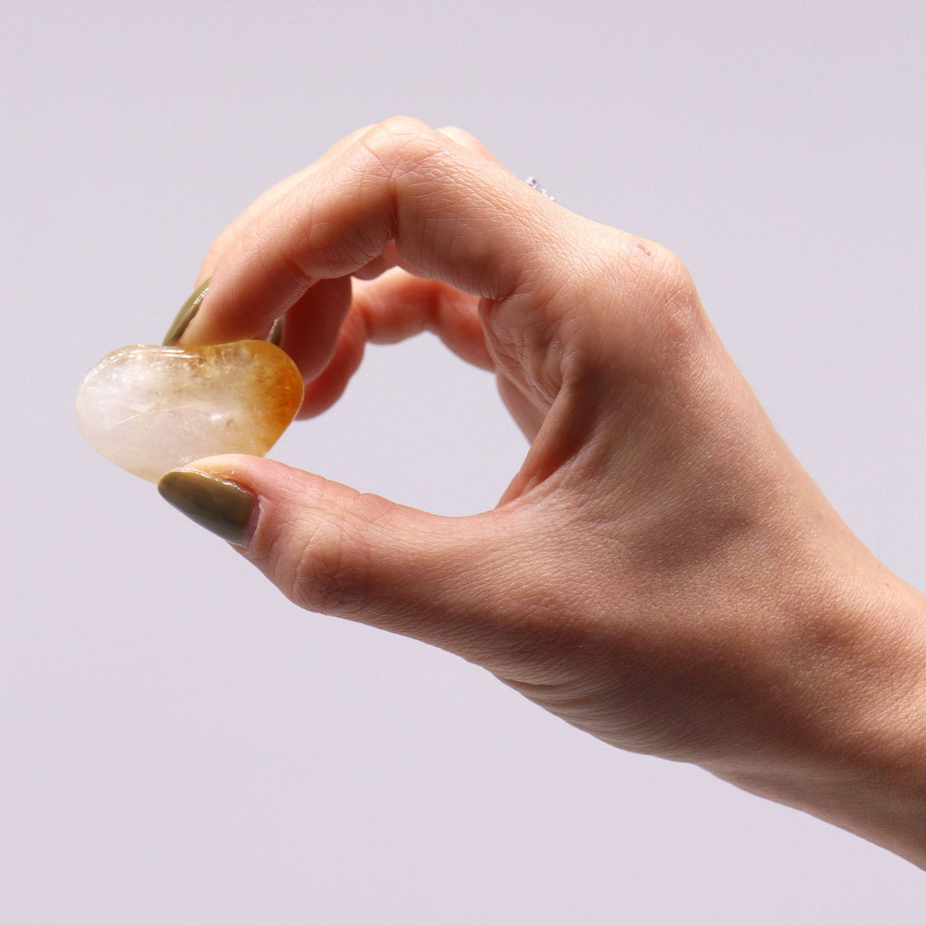 Pack of 24 Large Tumble Stones - Citrine Quartz Grade A – view 2