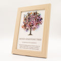 Gemstone Tree of Life Picture 20x14.7cm - Mixed Gemstones