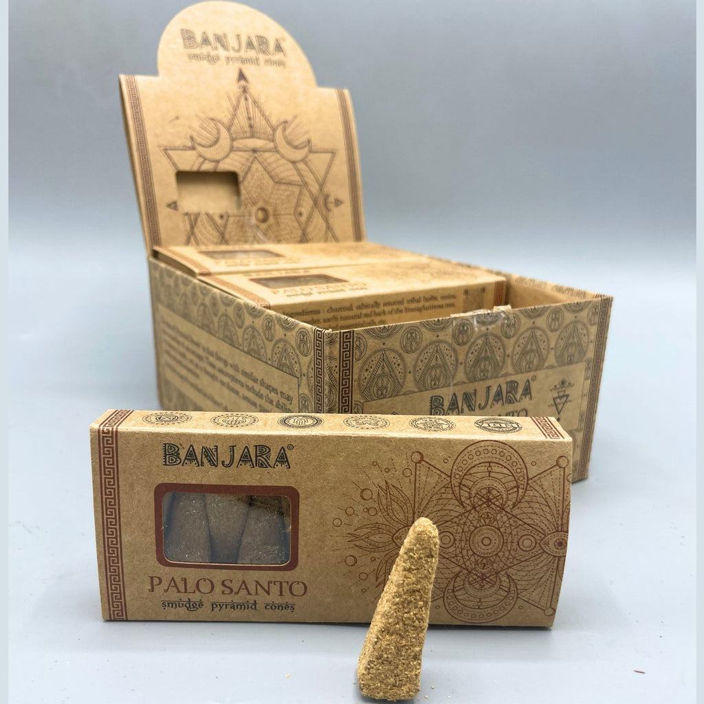 Banjara Palo Santo Smudge Pyramid Cones - Pack of 10 – view 8