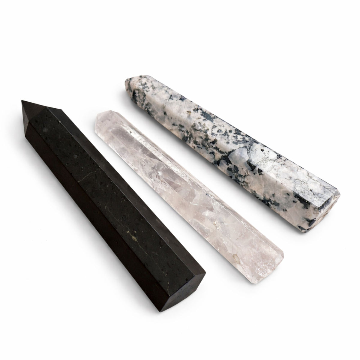 Black Tourmaline Six Face Obelisk Point approx 17cm – view 7