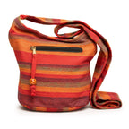 Nepal Sling Bag - Sunrise Orange Cotton – view 3