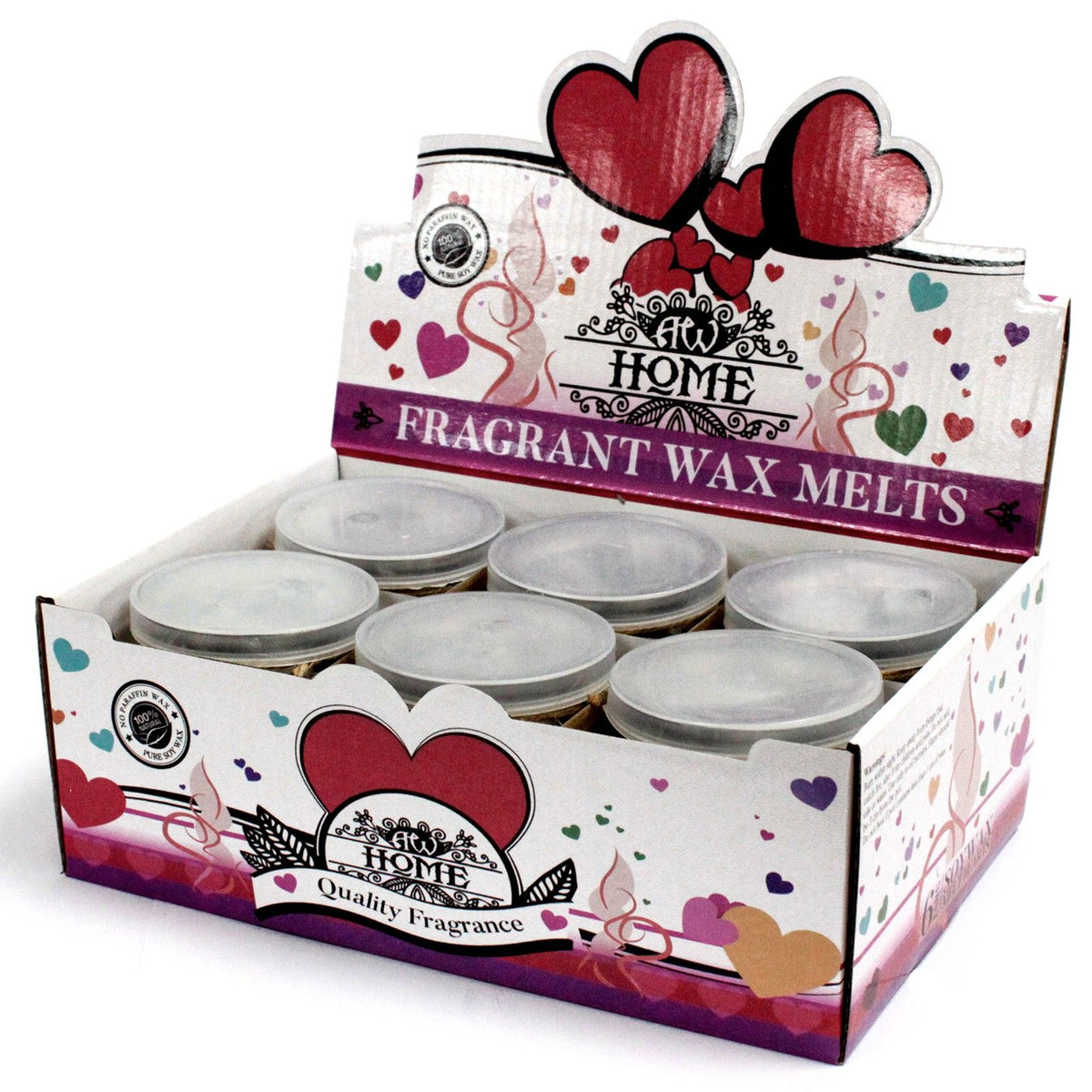 Soy Wax Melts Jar - Dark Patchouli, 16 Hearts