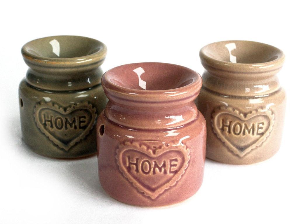Small Ceramic Oil Burner - Blue Stone Finish