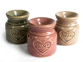 Small Ceramic Oil Burner - Blue Stone Finish