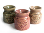 Small Ceramic Oil Burner - Blue Stone Finish