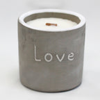 Concrete Wooden Wick Candle - Love, Purple Fig & Cassis – view 12