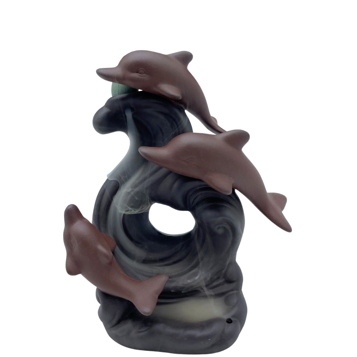 Backflow Incense Burner - Dolphin Wave – view 2