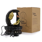 Golden Buddha and Lotus Tabletop Water Feature, 30 cm – view 3