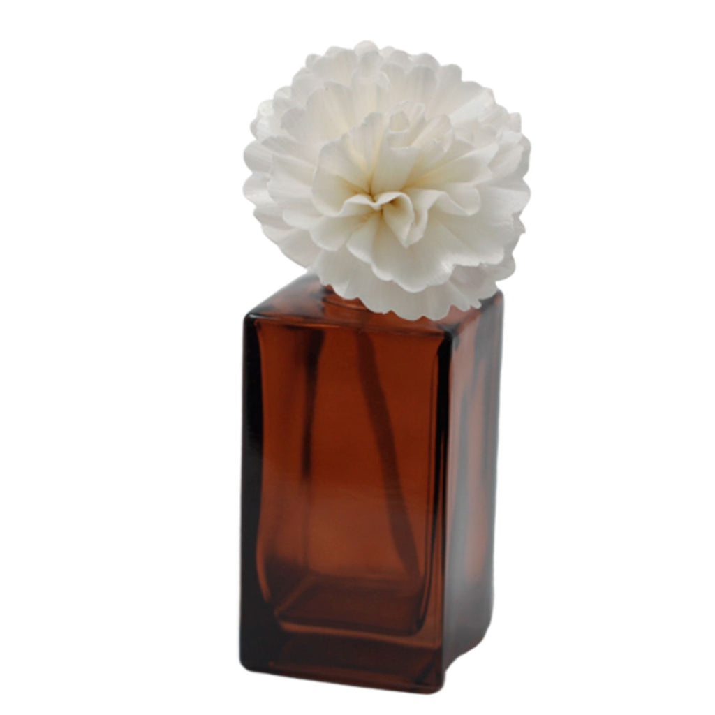 Sola Wood Carnation Diffuser Flowers on String, Medium, Set of 4