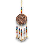 Tree of Life Wind Chime with Chakra Beads, 10x36cm – view 4