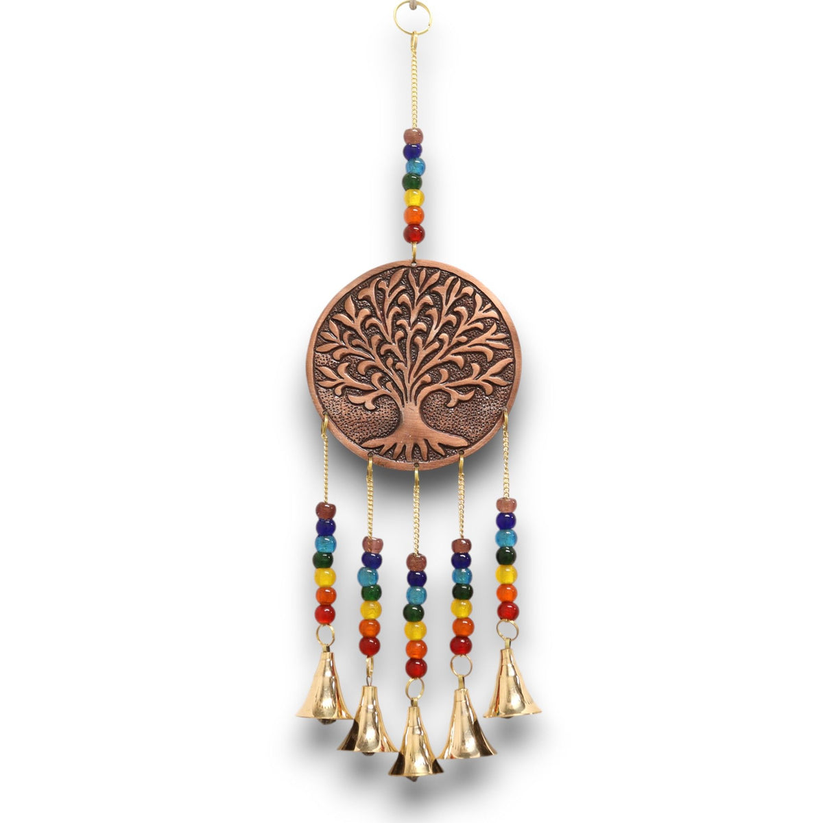 Tree of Life Wind Chime with Chakra Beads, 10x36cm – view 4