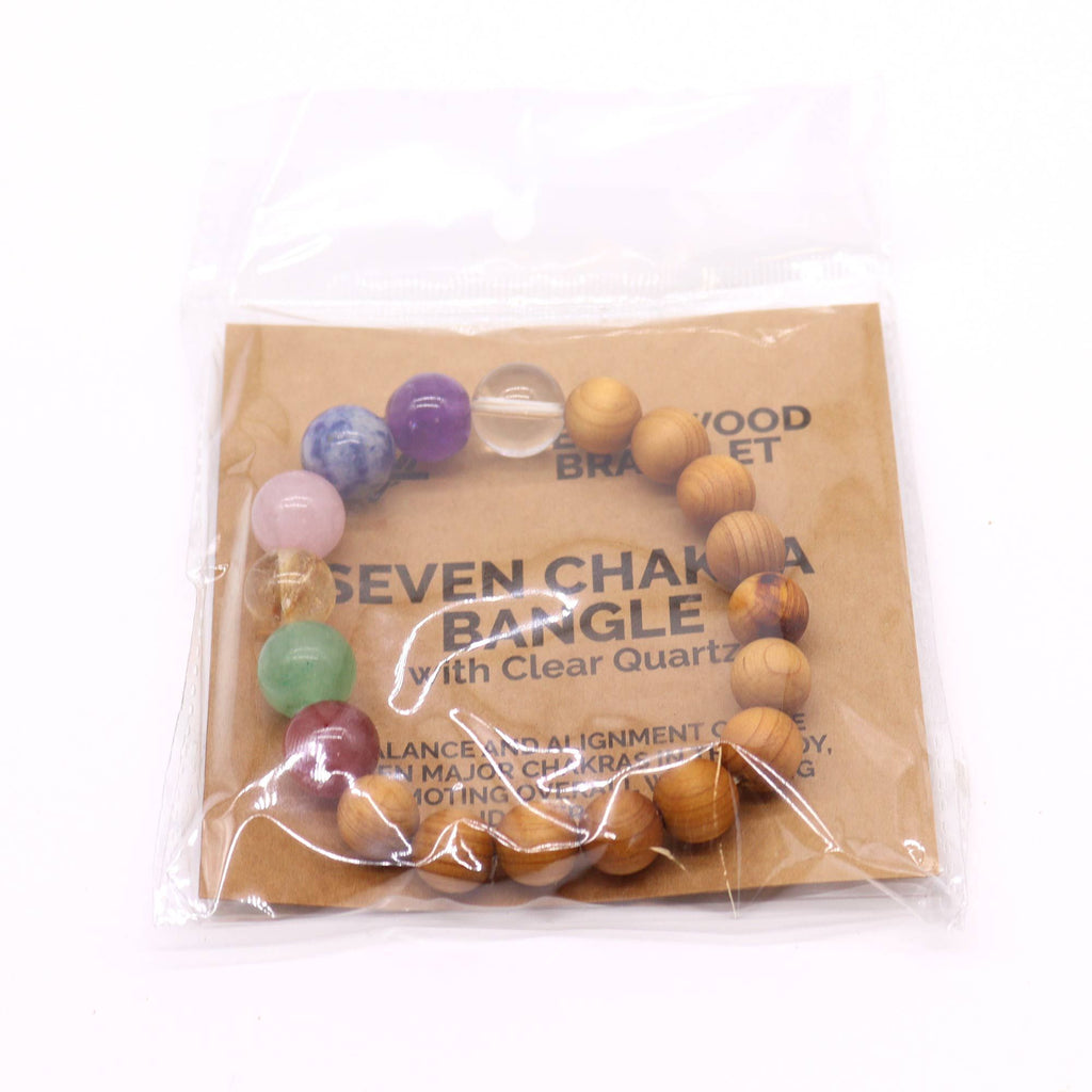 Cedarwood & Seven Chakra Bangle – view 12