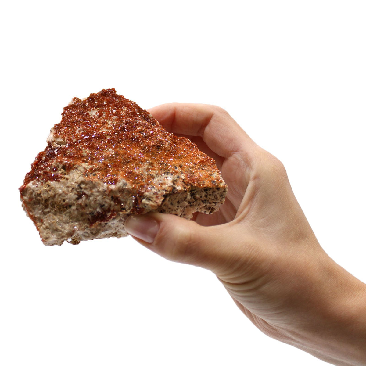 Vanadinite Mineral Specimen Tray, Approx 20 Pieces – view 5