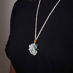 Waxed Cotton Necklace Cord 45cm - Natural – view 2