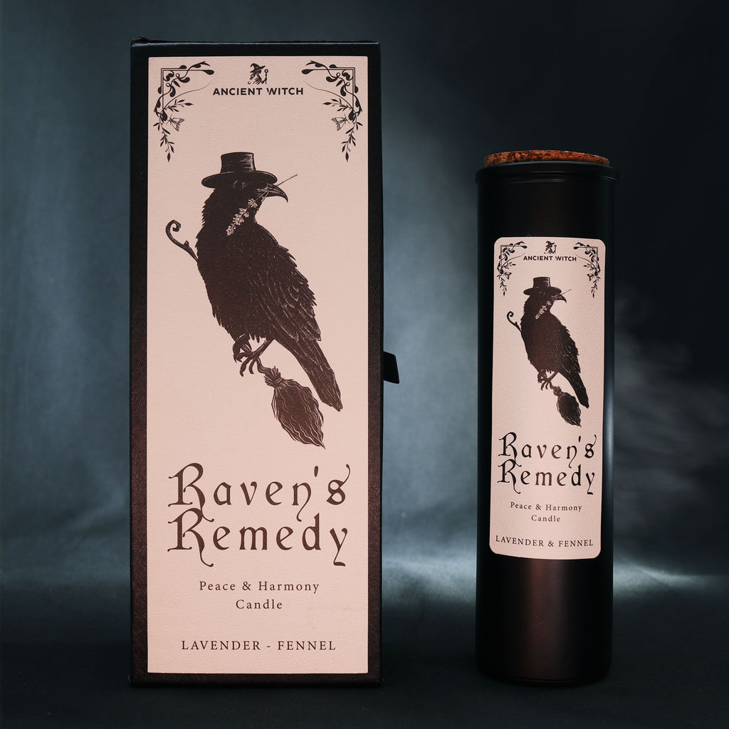 Ancient Witch Ravens' Remedy Ritual Candle - Lavender & Fennel – view 2