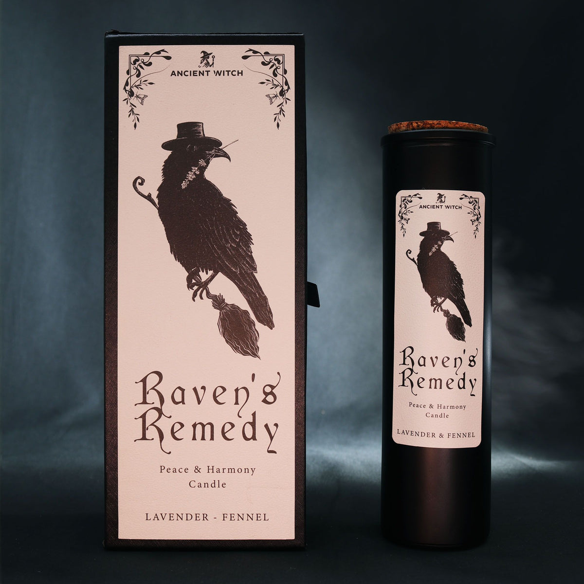 Ancient Witch Ravens' Remedy Ritual Candle - Lavender & Fennel – view 2