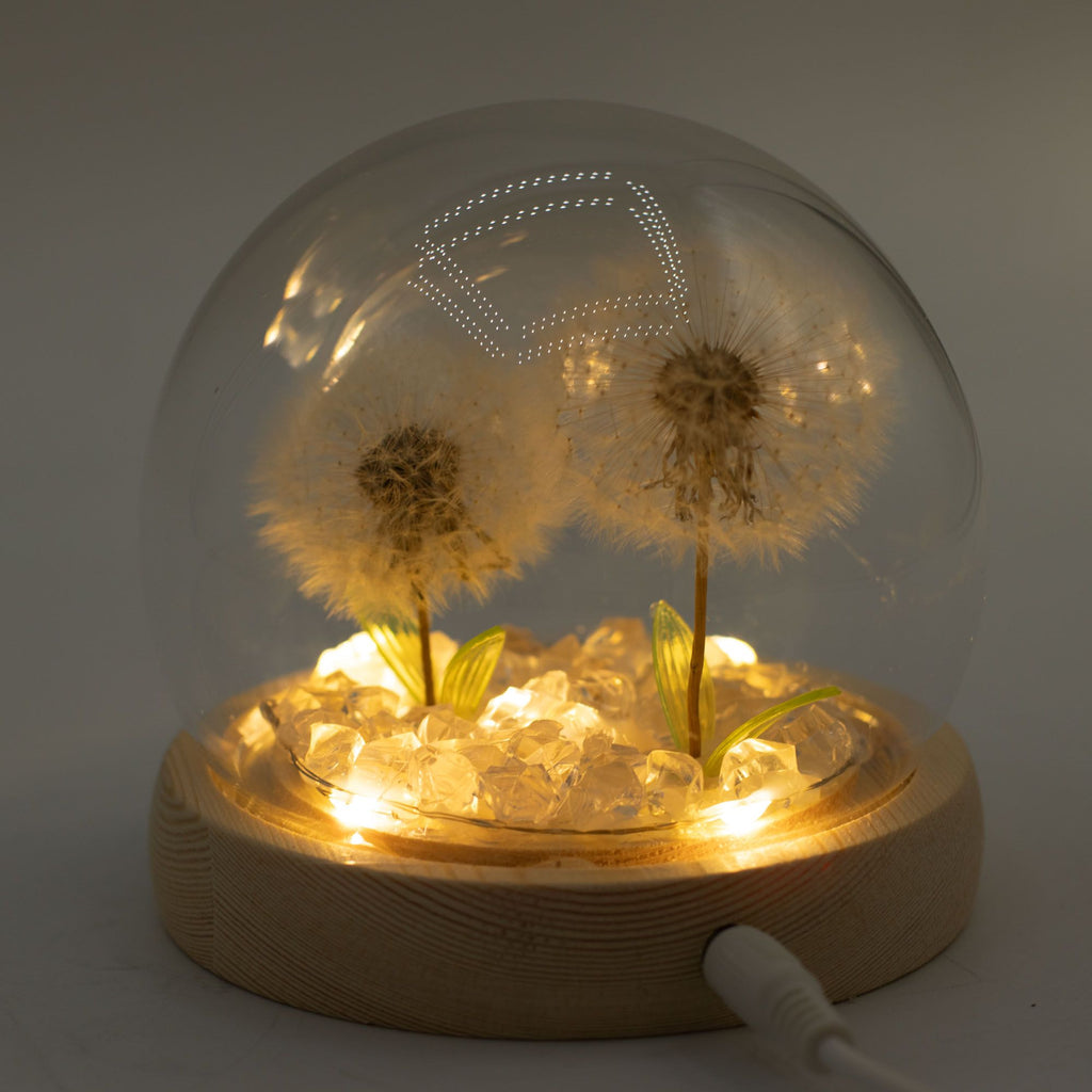 Floral Glow Dome - 2 Dandelions, LED USB – view 5