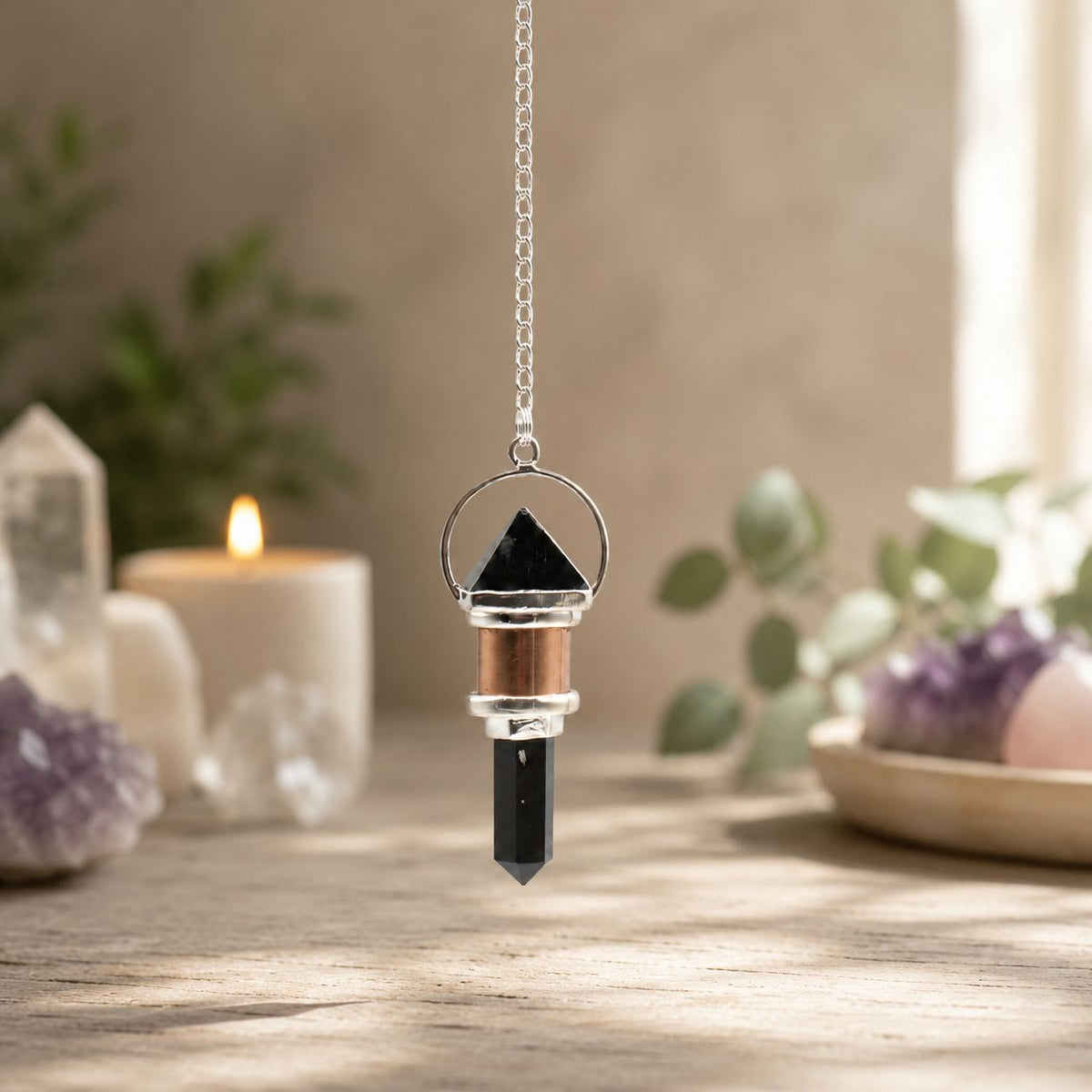 Night Watcher Pendulum - Obsidian – view 3