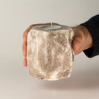 Grey Himalayan Salt Candle Holder, 600-800 g – view 5