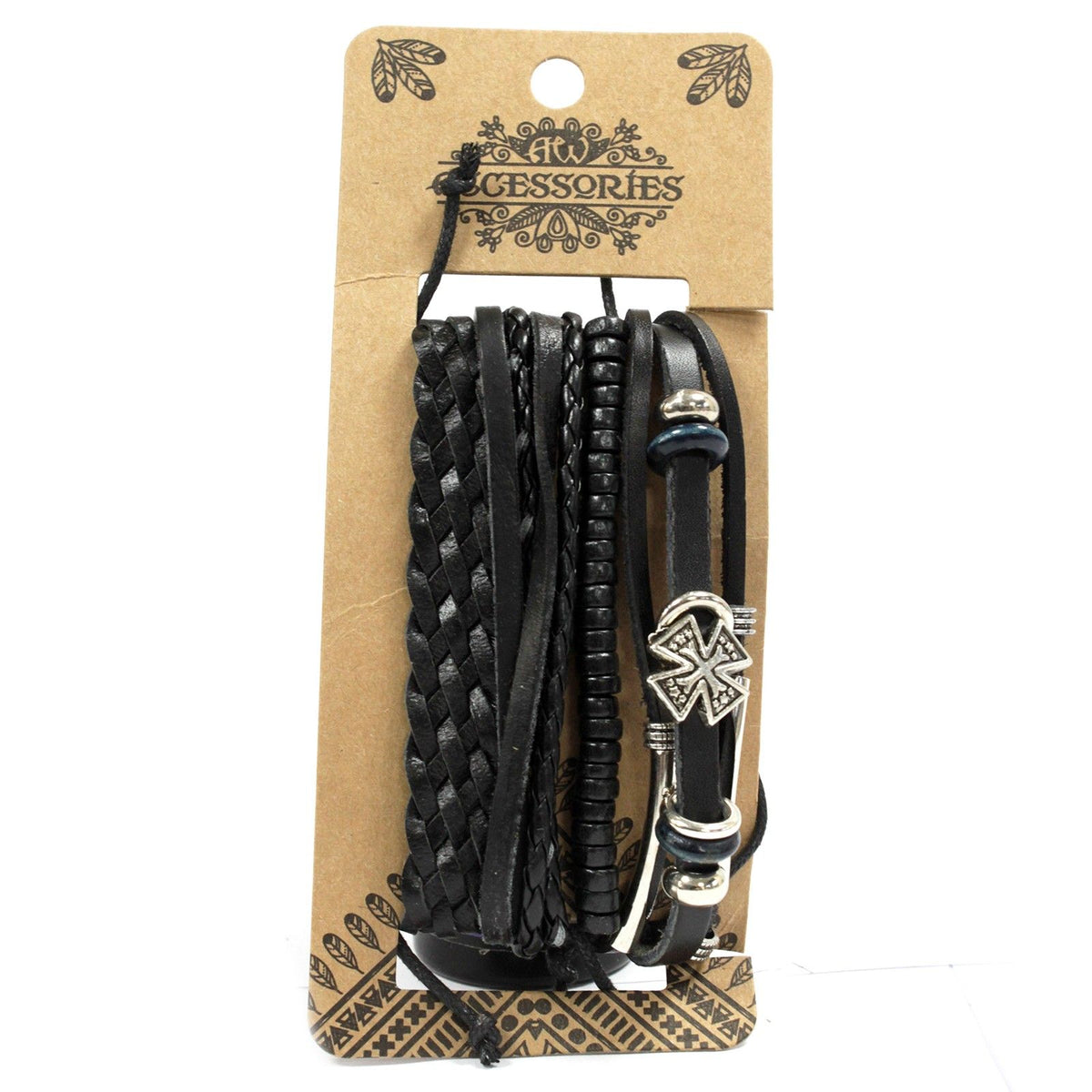 Men's Bracelet Set - Black & Macho, 4 Pieces – view 8