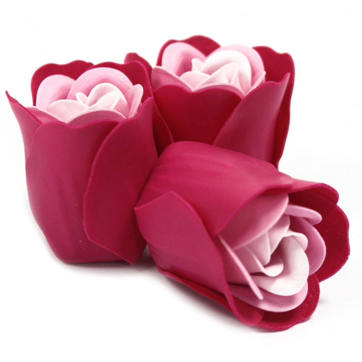Set of 3 Soap Flower Heart Box - Pink Roses – view 2
