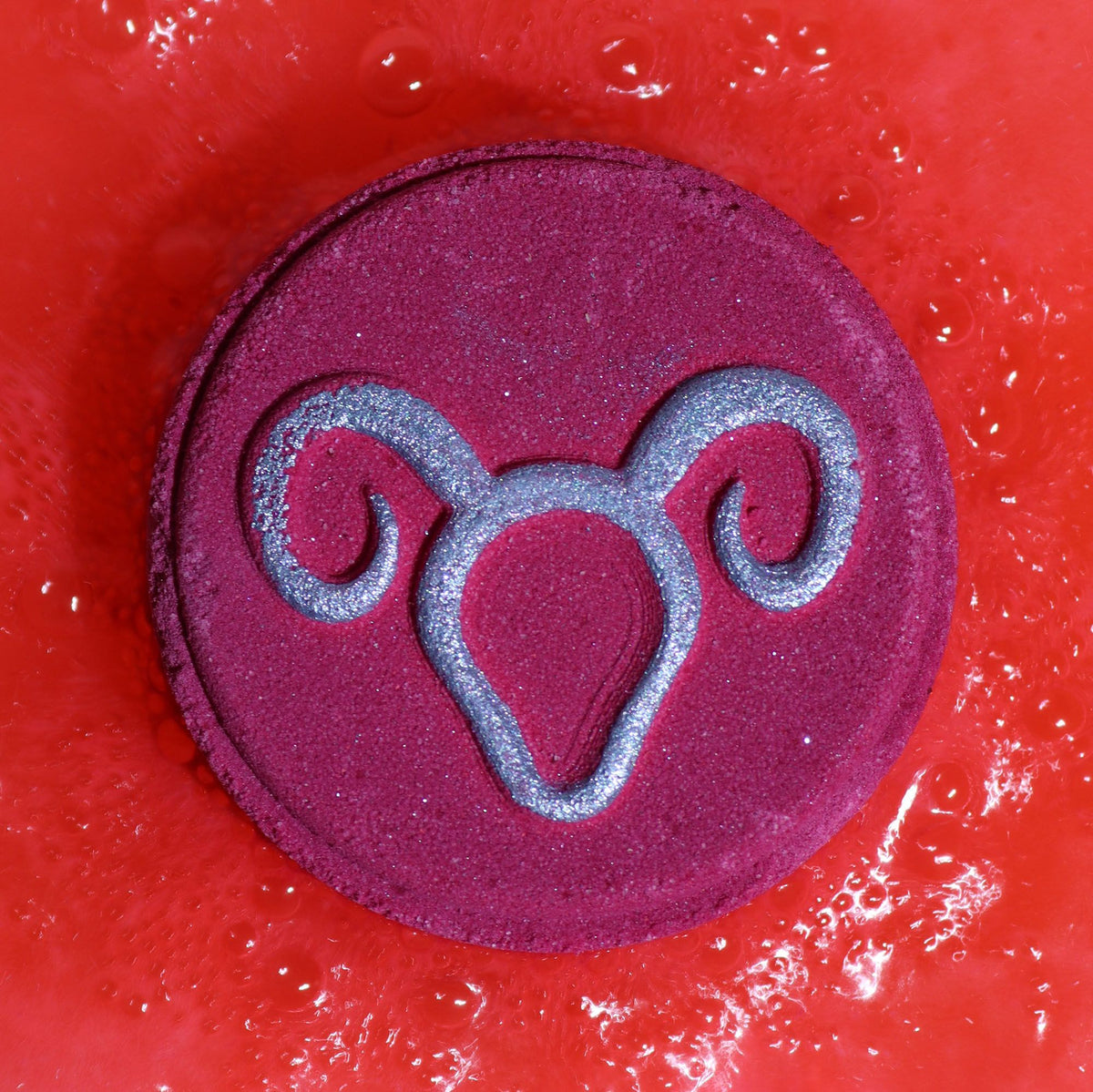 Set of Zodiac Bath Fizzers with Horoscope - Aries