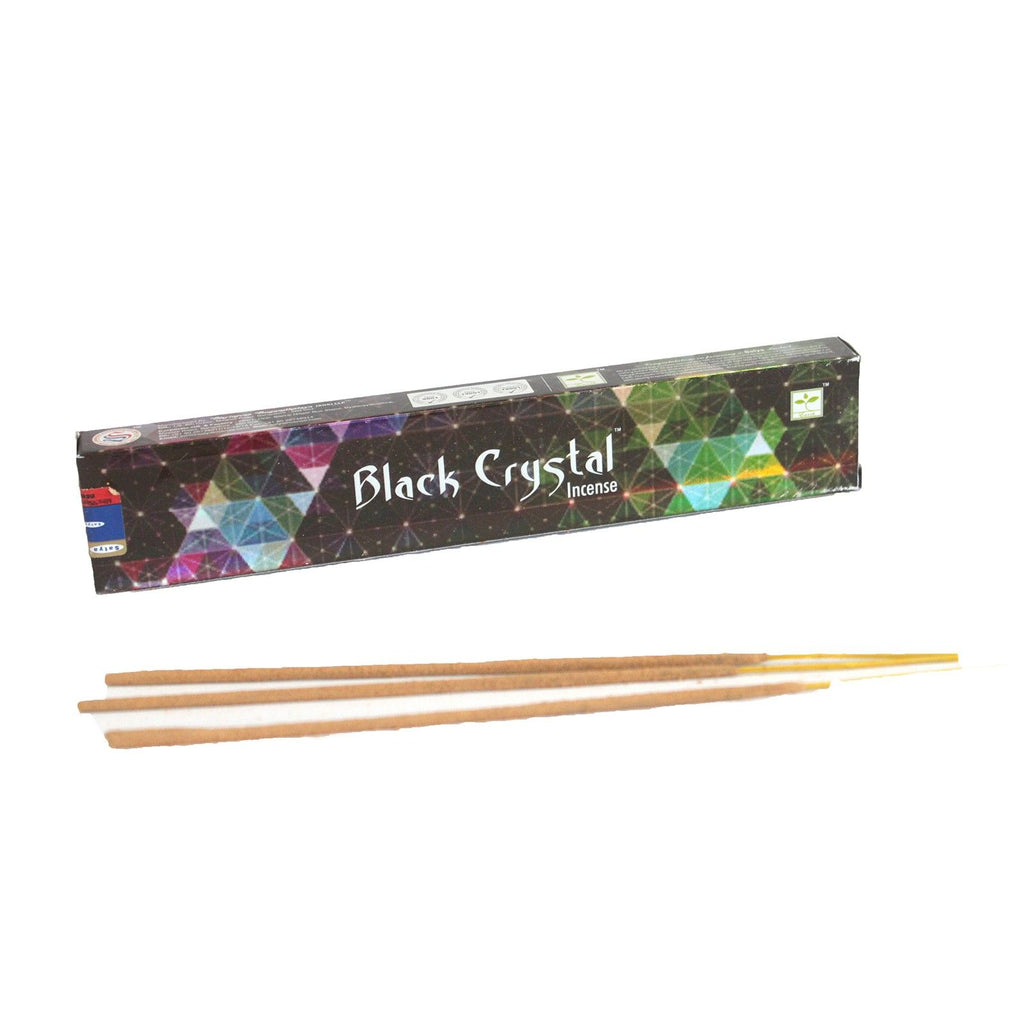 Satya Black Crystal Incense Sticks 15g