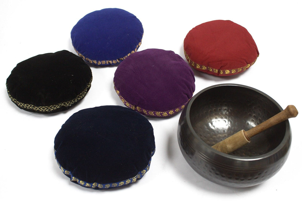 Singing Bowl Velvet Cushion - 11cm – view 2