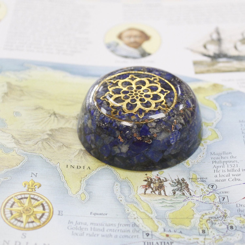 Orgonite Desk Power Pack - Lapis Lazuli Dome – view 5