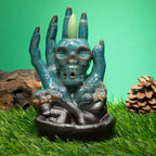 Backflow Incense Burner - Skull in Hand – view 2