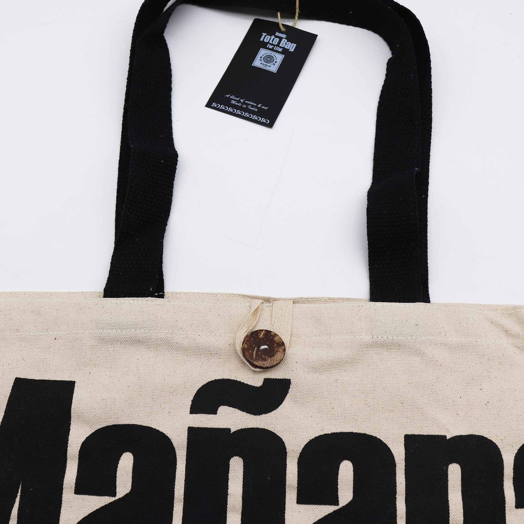 Nomad Sari Classic Tote Bag - Mañana Mañana - Natural Cotton