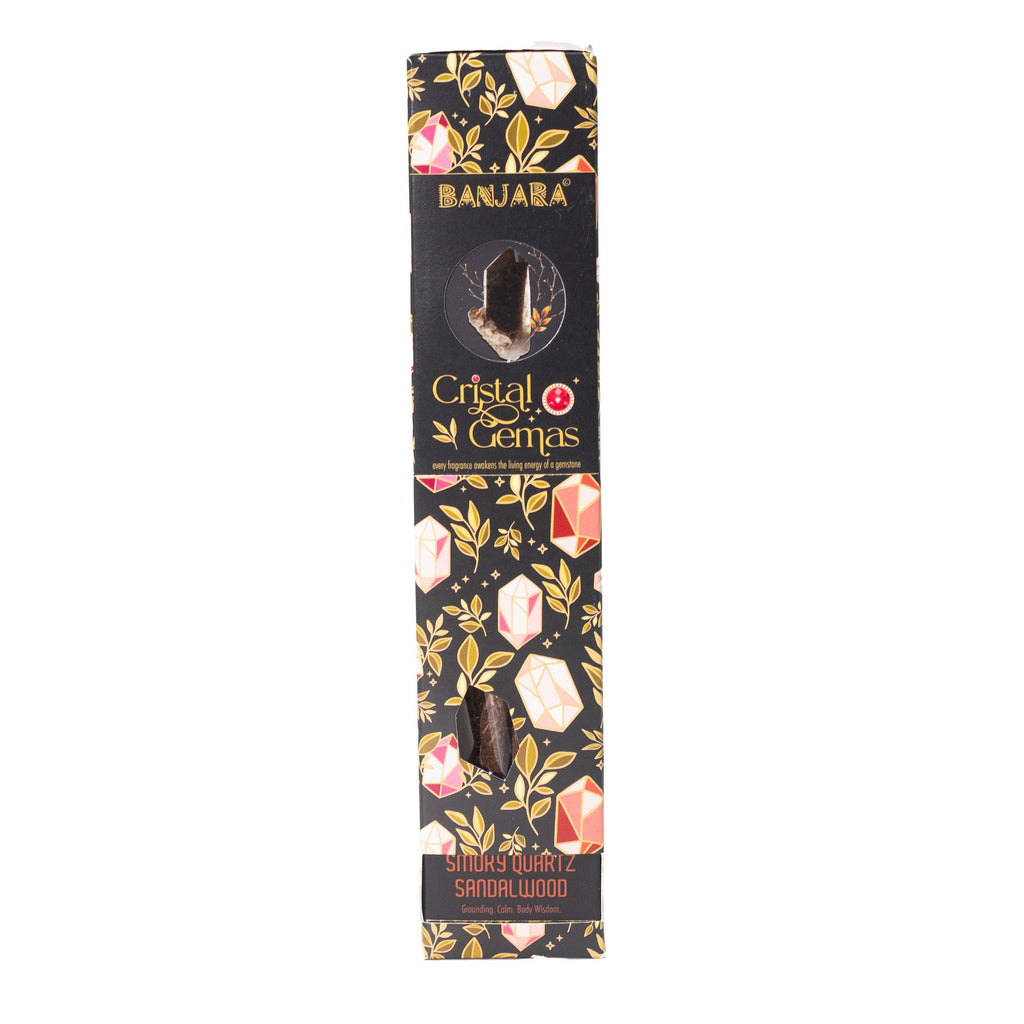 Banjara Crystal Gemas Incense Sticks - Smoky Quartz Sandalwood – view 4