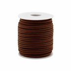 Dark Brown Faux Suede Bulk Pendant Cord Roll - 2.5mm x 45m – view 3