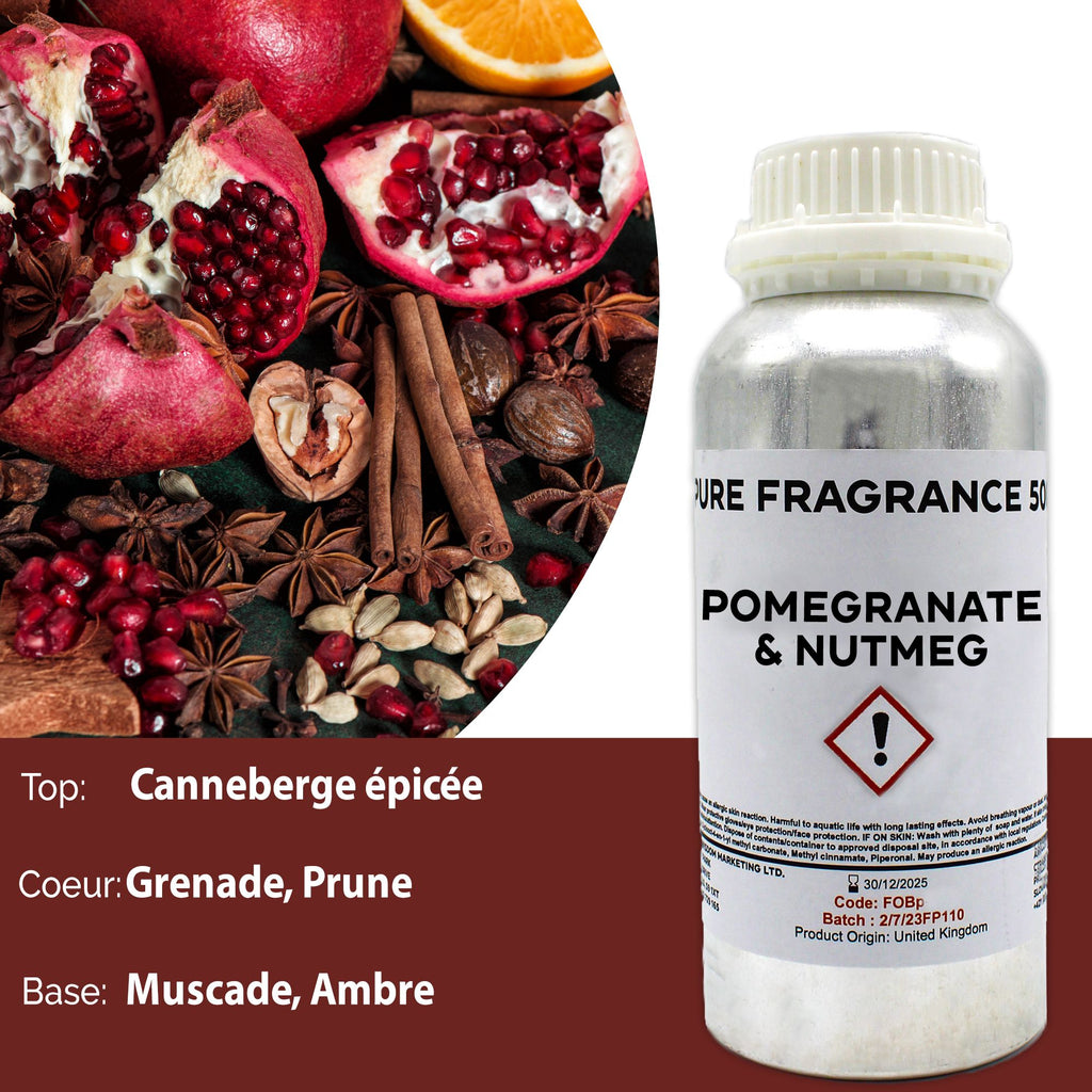 Pomegranate & Nutmeg Pure Fragrance Oil - 500ml – view 2