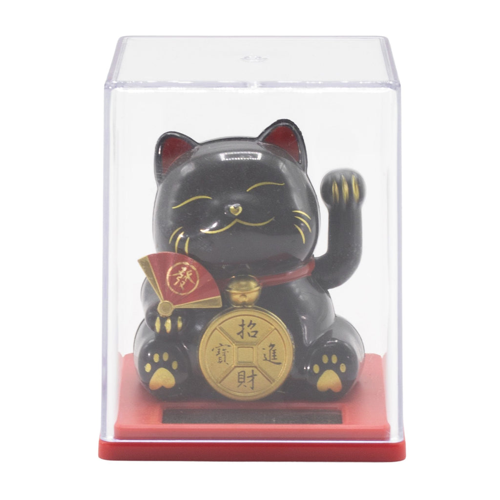 Mini Solar Money Cat in Display Box - Black – view 4