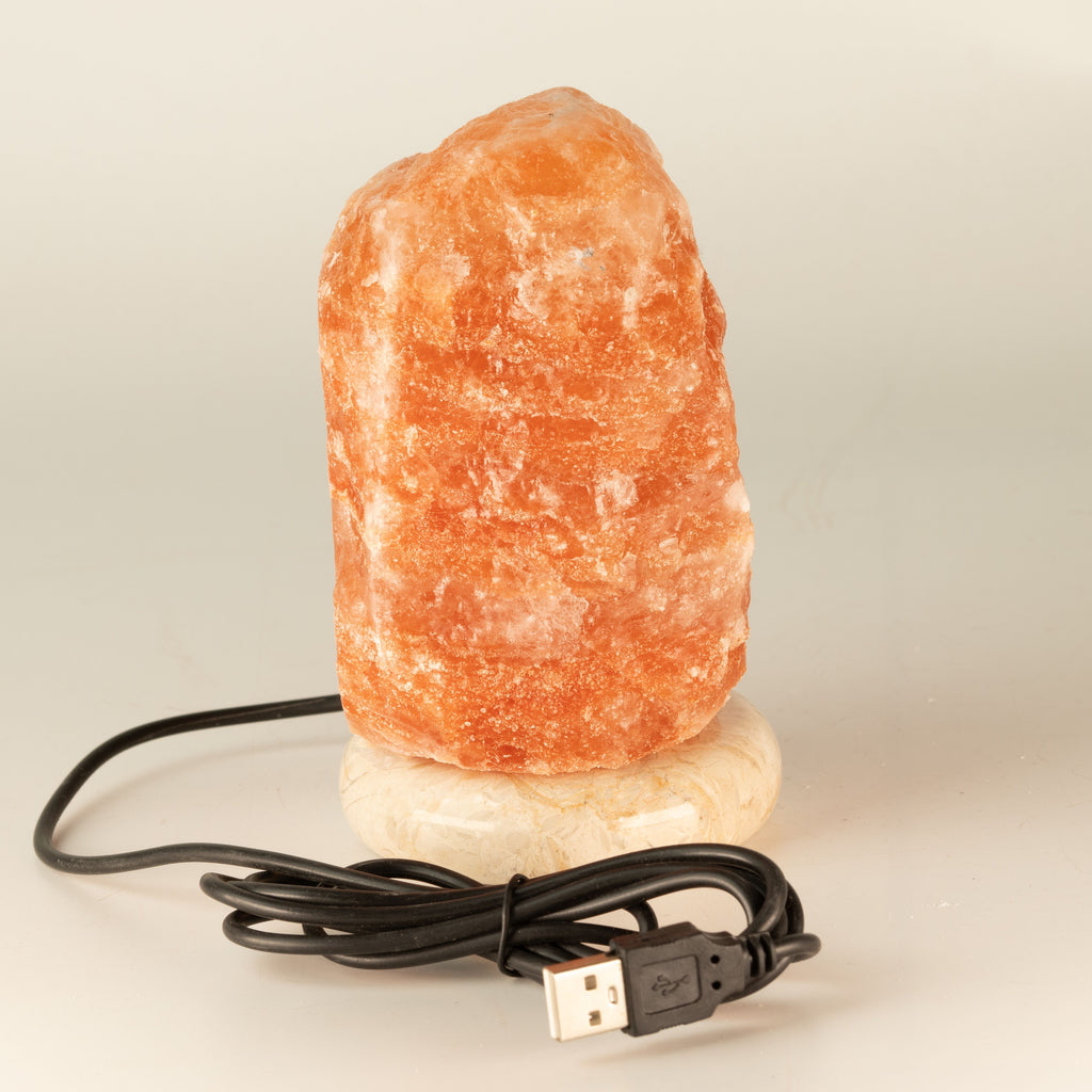 USB Himalayan Salt Lamp, 11.5 cm, White Light – view 5