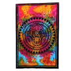 Single Cotton Bedspread & Wall Hanging - Hamsa 130x200cm