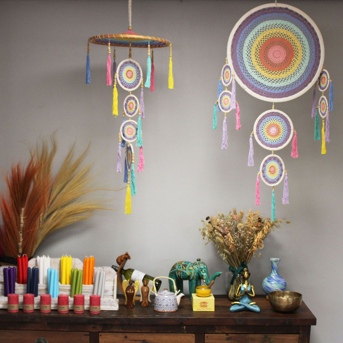 Rainbow Dreamcatcher 120 cm - Pastel – view 2