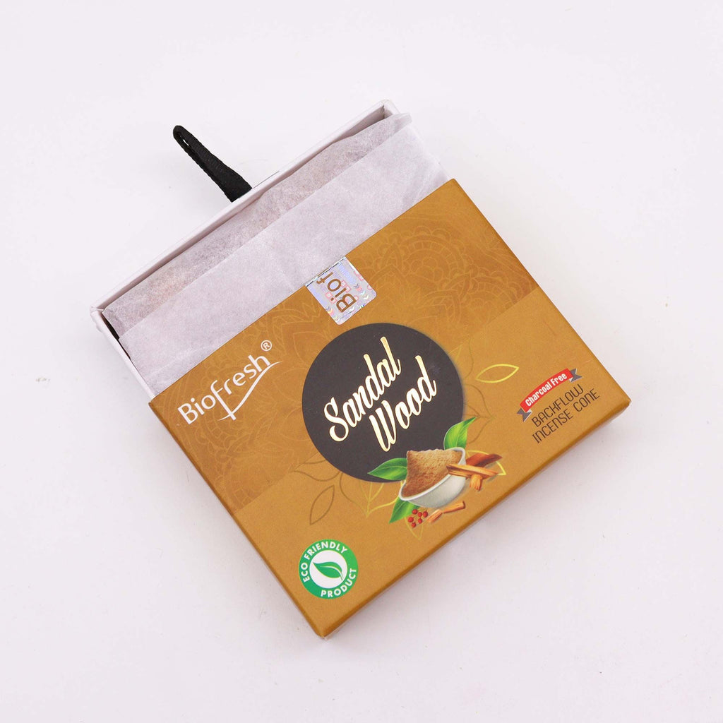Biofresh Sandalwood Backflow Incense Cones (40 Cones) – view 4