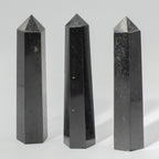 Black Tourmaline Six Face Obelisk Point approx 17cm – view 3