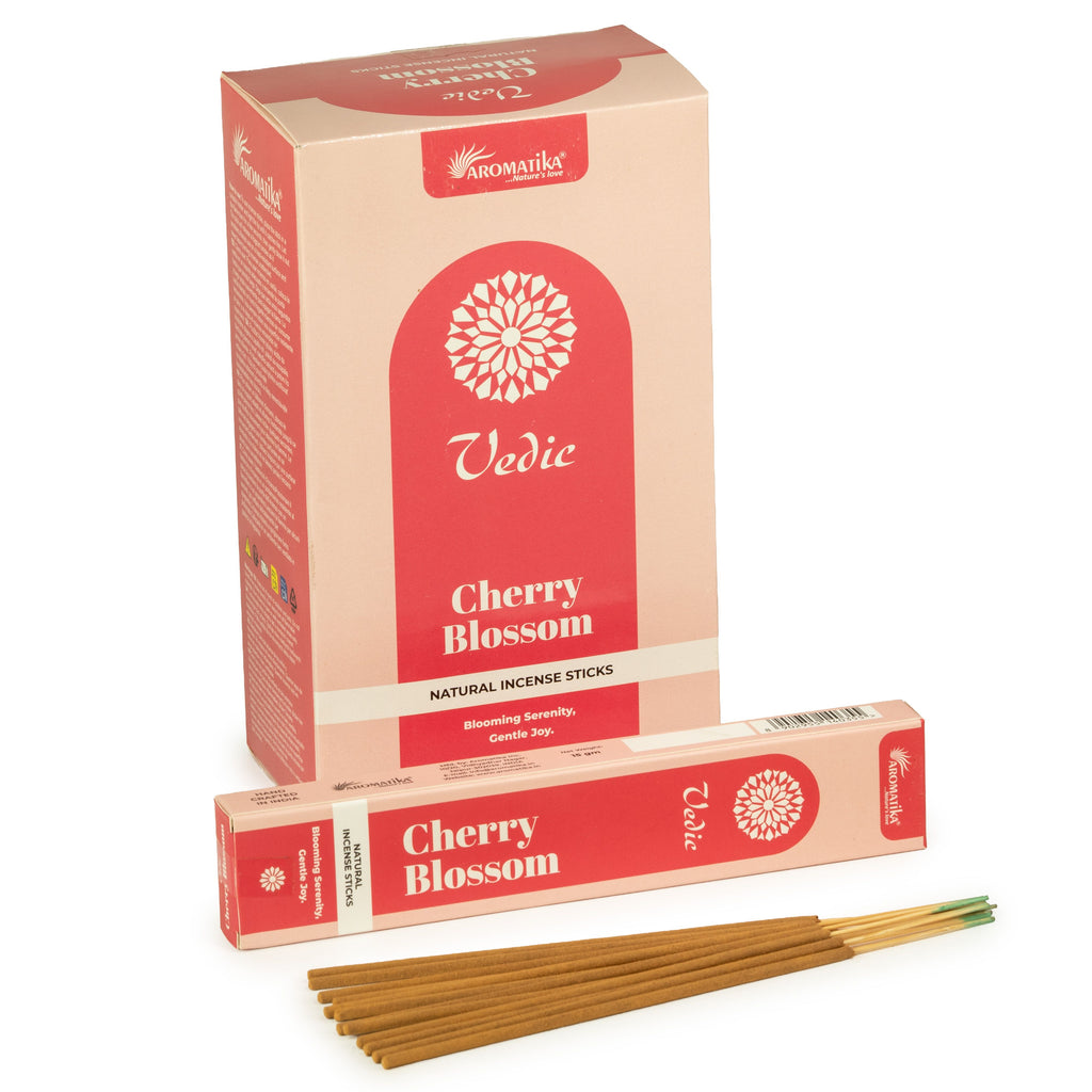 Aromatika Vedic Masala Incense Sticks - Cherry Blossom