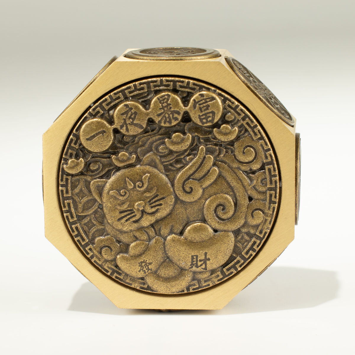 Feng Shui Dragon and Lucky Cat Spinner – view 4