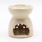Tree of Life Ceramic Oil Burner - Ivory – view 2