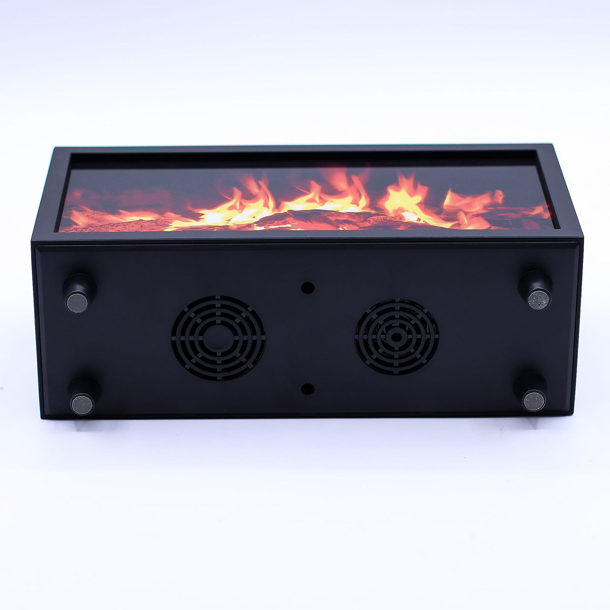 Flame Effect Aroma Diffuser with Birdsong - Black USB – view 3
